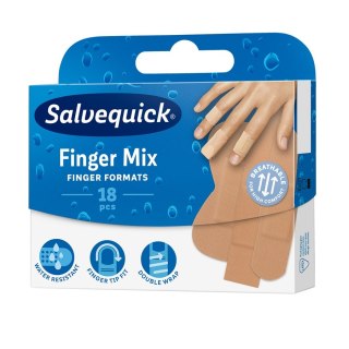 Salvequick Finger Mix plastry opatrunkowe na palce 18szt. (P1)