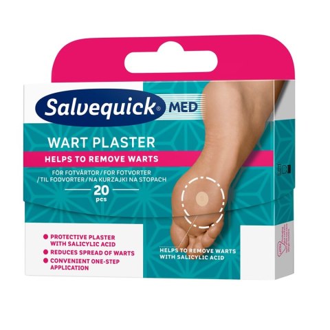 Salvequick Wart plastry na kurzajki 20szt. (P1)