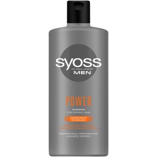 Syoss Men Power Shampoo szampon do włosów normalnych 440ml (P1)