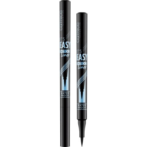 Catrice It's Easy Tattoo Liner Waterproof wodoodporny eyeliner w pisaku 010 Black Lifeproof 1ml (P1)