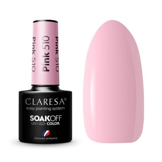 Claresa Soak Off UV/LED Pink lakier hybrydowy 510 5g (P1)