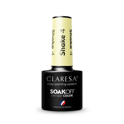 Claresa Soak Off UV/LED Shake lakier hybrydowy 4 5g (P1)