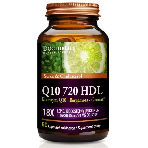 Doctor Life Co-Q10 720 HDL suplement diety 60 kapsułek (P1)