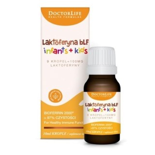 Doctor Life Laktoferyna bLF Infants + Kids 100mg suplement diety w kroplach 10ml (P1)