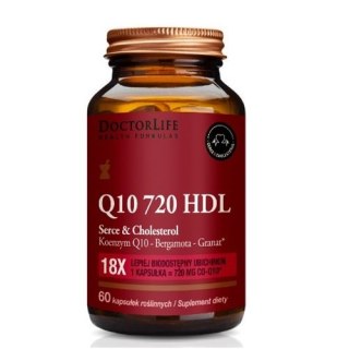 Doctor Life Q10 720 HDL Serce Cholesterol suplement diety 60 kapsułek (P1)