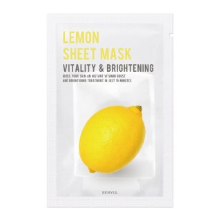 EUNYUL Lemon Sheet Mask rozjaśniająca maseczka w płachcie z cytryną 22ml (P1)