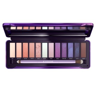 Eveline Cosmetics Mystic Galaxy Eyeshadow Palette paleta 12 cieni do powiek 12g (P1)