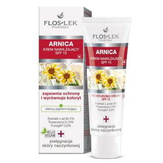 Floslek Arnica krem nawilżający SPF15 do skóry naczynkowej 50ml (P1)