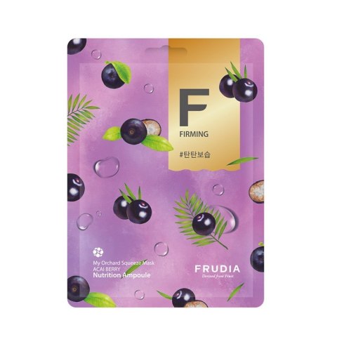 Frudia My Orchard Squeeze Mask Acai Berry ujędrniająco-nawadniająca maseczka w płachcie 20ml (P1)