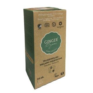 Ginger Organic Pantyliners wkładki higieniczne 24szt (P1)