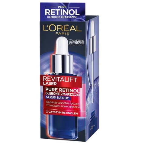 L'Oreal Paris Revitalift Laser Pure Retinol przeciwzmarszczkowe serum na noc 30ml (P1)