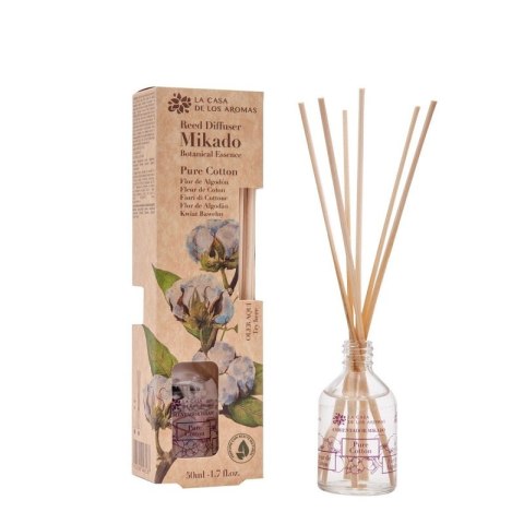 La Casa de los Aromas Mikado Botanical Essence patyczki zapachowe Bawełna 50ml (P1)