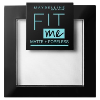 Maybelline Fit Me Matte Poreless Pressed Powder puder matujący do twarzy w kompakcie 090 Translucent 9g (P1)