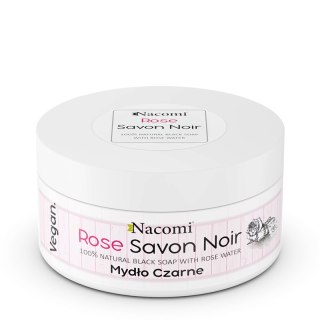 Nacomi Rose Savon Noir różane czarne mydło z wodą różaną 125g (P1)