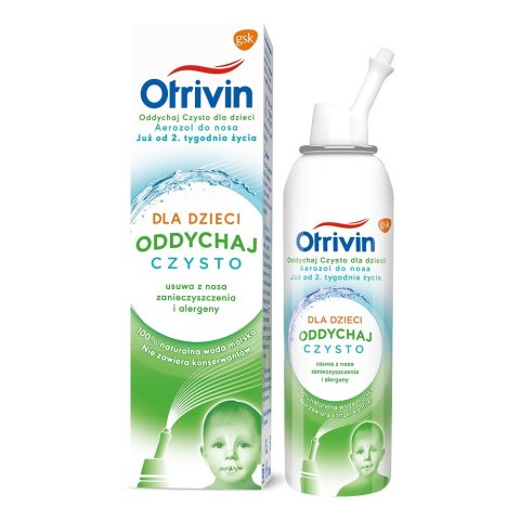 Otrivin Oddychaj Czysto Dla Dzieci areozol do nosa już od 2. tygodnia życia 100ml (P1)