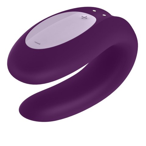 Satisfyer Double Joy Partner Vibrator wibrator dla par sterowany aplikacją Violet (P1)