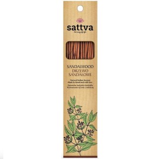 Sattva Natural Indian Incense naturalne indyjskie kadzidełko Drzewo Sandałowe 15szt (P1)