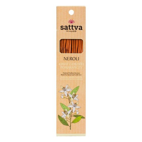 Sattva Natural Indian Incense naturalne indyjskie kadzidełko Neroli 15szt (P1)