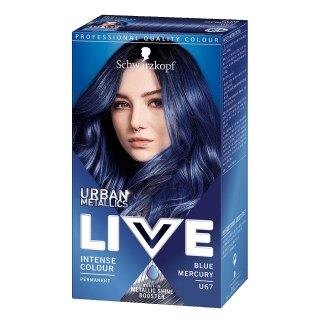 Schwarzkopf Live Urban Metallic farba do włosów U67 Blue Mercury (P1)