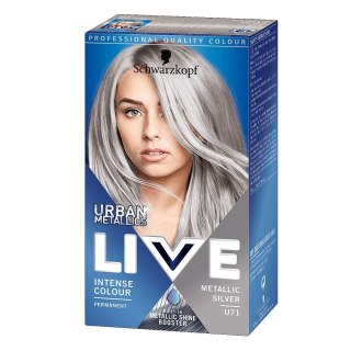 Schwarzkopf Live Urban Metallic farba do włosów U71 Metallic Silver (P1)