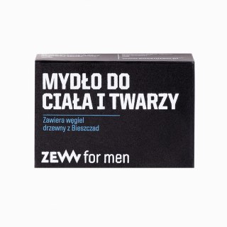 Zew For Men Mydło do ciała i twarzy z węglem drzewnym z Bieszczad 85ml (P1)