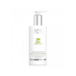 APIS Acne-Stop oczyszczające mleczko antybakteryjne z zieloną herbatą 300ml (P1)