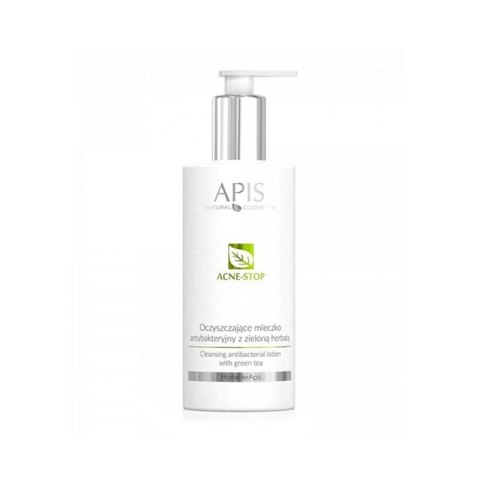 APIS Acne-Stop oczyszczające mleczko antybakteryjne z zieloną herbatą 300ml (P1)