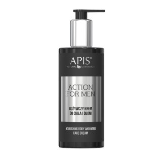 APIS Action For Men odżywczy krem do ciała i dłoni 300ml (P1)