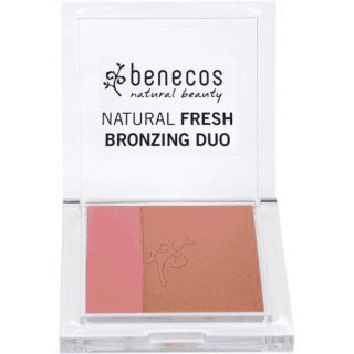 Benecos Natural Fresh Bronzing Duo naturalny podwójny puder brązujący Ibiza Nights 8g (P1)