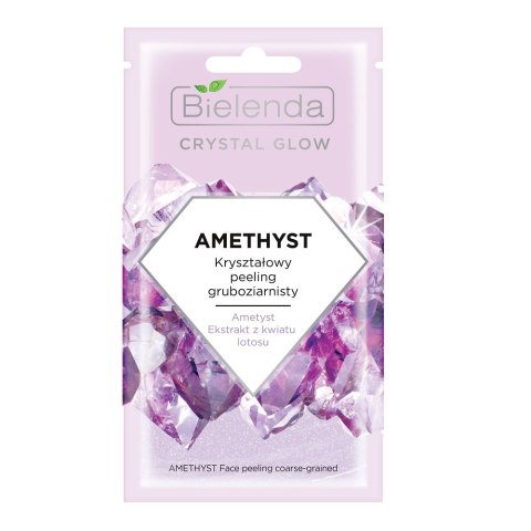 Bielenda Crystal Glow Amethyst kryształowy peeling gruboziarnisty 8g (P1)