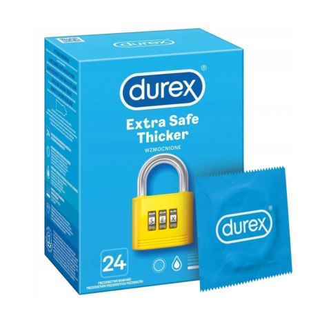 Durex Extra Safe Thicker prezerwatywy wzmocnione 24 szt (P1)