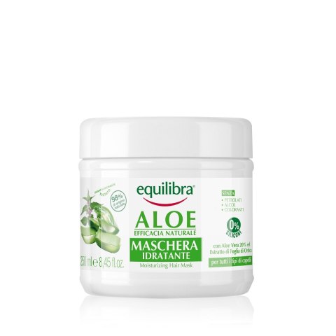 Equilibra Aloe Moisturizing Hair Mask nawilżająca maska aloesowa do włosów 250ml (P1)