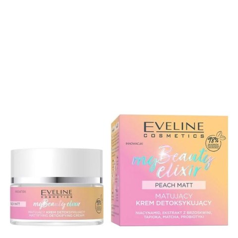 Eveline Cosmetics My Beauty Elixir Peach Matt matujący krem detoksykujący 50ml (P1)