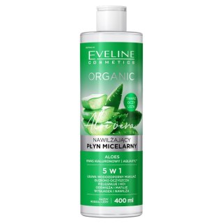 Eveline Cosmetics Organic nawilżający płyn micelarny do demakijażu z aloesem 400ml (P1)