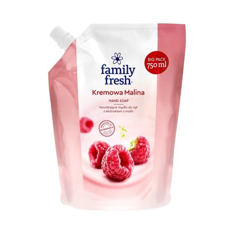 Family Fresh Kremowa Malina nawilżające mydło do rąk z ekstraktem z malin 750ml (P1)