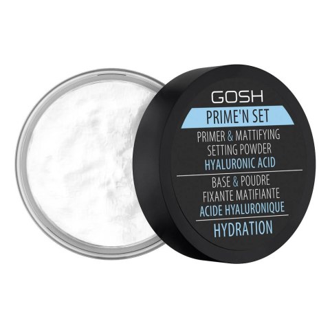 Gosh Prime'n Set Powder utrwalająco-matujący puder/baza 3w1 z kwasem hialuronowym 003 Hydration 7g (P1)