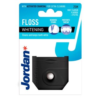 Jordan Whitening wybielająca nić dentystyczna 25m (P1)