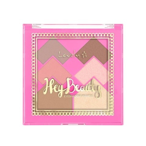 Lovely Hey Beauty Eyeshadow Palette wielofunkcyjna paleta do makijażu twarzy 18g (P1)