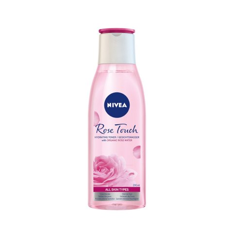 Nivea Rose Touch nawilżający tonik z organiczną wodą różaną 200ml (P1)