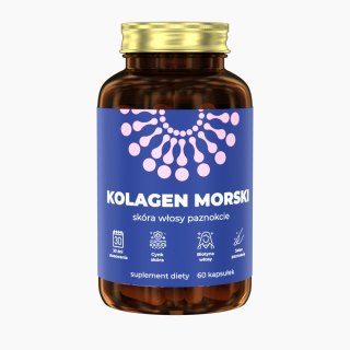 Noble Health Kolagen morski skóra włosy paznokcie suplement diety 60 kapsułek (P1)