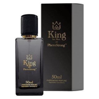 PheroStrong King For Men Pheromone Perfume perfumy z feromonami dla mężczyzn spray 50ml (P1)