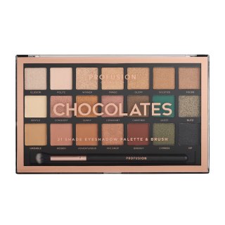 Profusion Chocolates Eyeshadow Palette paleta 21 cieni do powiek z pędzelkiem (P1)