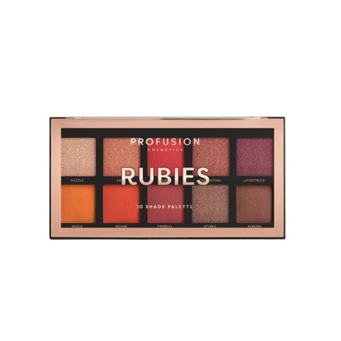 Profusion Rubies Eyeshadow Palette paleta 10 cieni do powiek (P1)