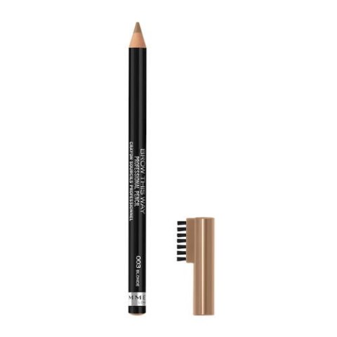 Rimmel Brow This Way Professional kredka do brwi ze szczoteczką 003 Blonde (P1)