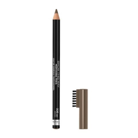 Rimmel Brow This Way Professional kredka do brwi ze szczoteczką 005 Ash Brown (P1)