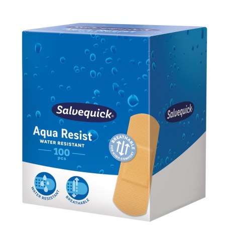 Salvequick Aqua Resist wodoodporne plastry rozmiar M 100szt. (P1)