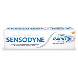 Sensodyne Whitening Rapid Relief wybielająca pasta do zębów wrażliwych 75ml (P1)