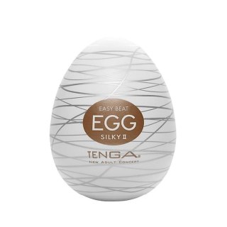 TENGA Easy Beat Egg Silky II jednorazowy masturbator w kształcie jajka (P1)