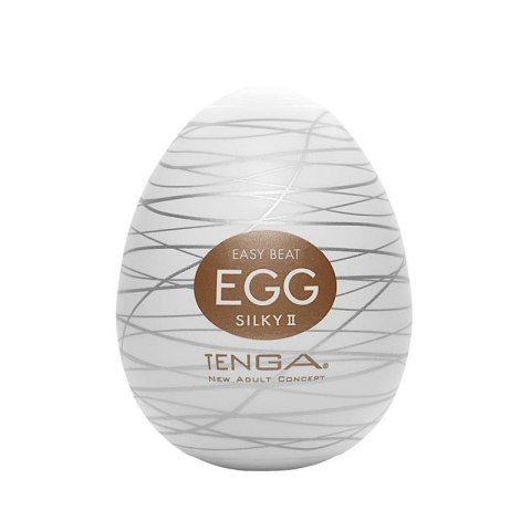 TENGA Easy Beat Egg Silky II jednorazowy masturbator w kształcie jajka (P1)