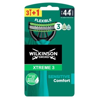 Wilkinson Xtreme3 Comfort Sensitive jednorazowe maszynki do golenia dla mężczyzn 4szt (P1)